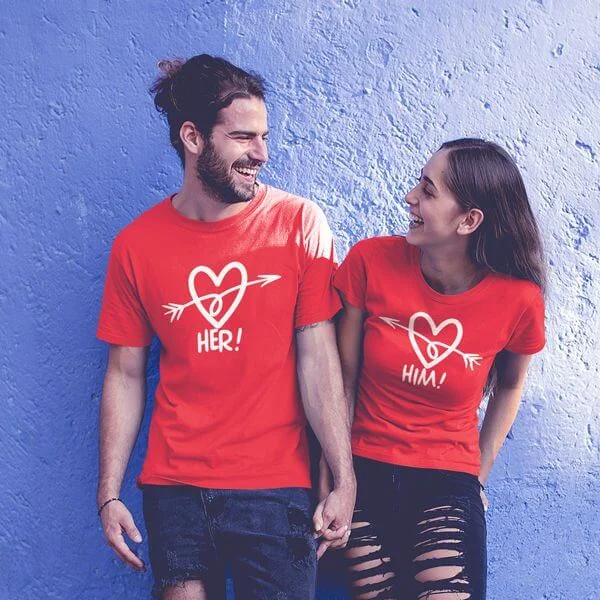 günstige personalisierte Partner-T-Shirts
