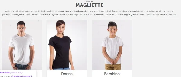 Anbieter von günstigen, individuell gestalteten T-Shirts online
