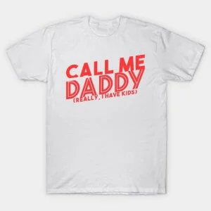 Frischgebackener Vater? Ein personalisiertes T-Shirt ist eine unerwartete Geschenkidee.